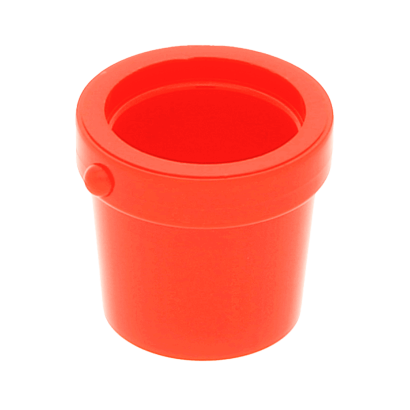 Хоз. Инвентарь Lego 4шт Bucket 1 x 1 x 1 95343 6003001 Red Б/У - Retromagaz