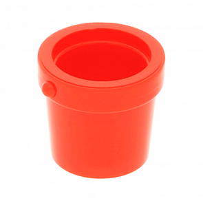 Хоз. Инвентарь Lego 4шт Bucket 1 x 1 x 1 95343 6003001 Red Б/У - Retromagaz