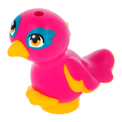 Фігурка Lego Повітря Bird Friends Elves Pepper Feet Joined with Magenta Body Animals 35074pb02 1 6211857 Bright Light Orange Б/У - Retromagaz