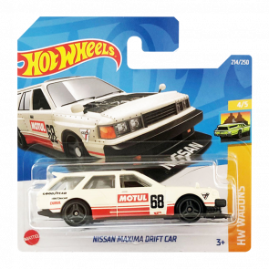 Машинка Базовая Hot Wheels Nissan Maxima Drift Car Wagons 1:64 HCT17 White - Retromagaz