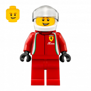 Фигурка Lego Speed Champions Ferrari 458 Italia GT2 Driver Другое sc007 1 Б/У - Retromagaz