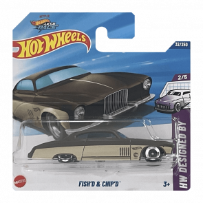 Машинка Базовая Hot Wheels Fish'd & Chip'd Treasure Hunts Designed By 1:64 JBC21 Brown - Retromagaz