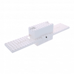 Електрика Lego Батарейний Блок 9V RC Train Base 6 x 30 55455c01 4427073 White Б/У