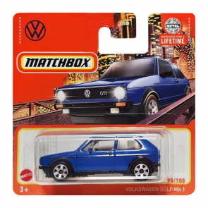 Машинка Велике Місто Matchbox 1976 Volkswagen Golf GTI MK1 Metro 1:64 HVL64/HVN92 Blue