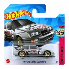 Машинка Базовая Hot Wheels '87 Ford Sierra Cosworth The `80S 1:64 HKJ59 Silver