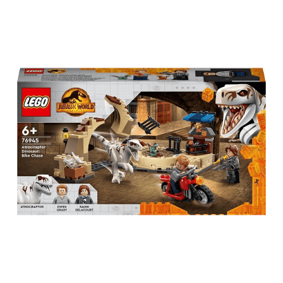 Конструктор Lego Переслідування Атроцираптора на Мотоциклі Jurassic World 76945 Новий - Retromagaz