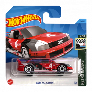 Машинка Базовая Hot Wheels Audi '90 Quattro Retro Racers 1:64 HKJ81 Red - Retromagaz