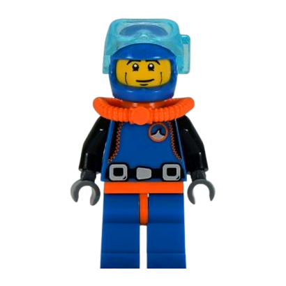 Фигурка Lego Series 1 Deep Sea Diver Collectible Minifigures col015 2 Б/У - Retromagaz