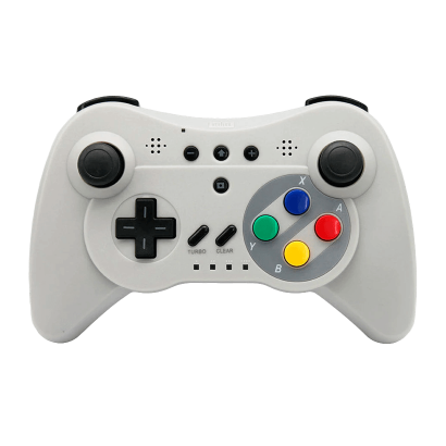 Геймпад Беспроводной RMC Wii U Pro Controller SNES Style Grey Новый - Retromagaz