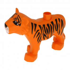 Фигурка Lego Animals Tiger Adult Duplo bb0442pb01 Orange Б/У