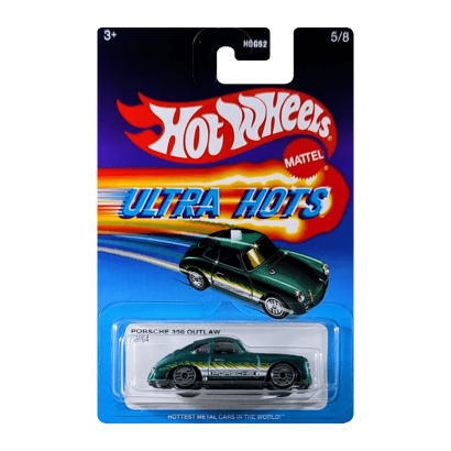 Тематическая Машинка Hot Wheels Porsche 356 Outlaw Ultra Hots 1:64 JBY64 Green - Retromagaz