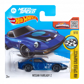 Машинка Базовая Hot Wheels Nissan Fairlady Z Need for Speed Speed Graphics 1:64 DHP27 Dark Blue - Retromagaz