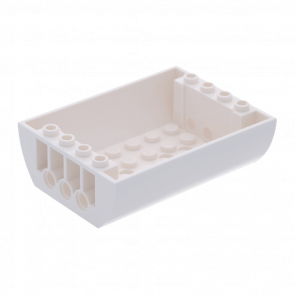 Скіс Lego Заокруглена Inverted Double 6 x 8 x 2 45410 4195058 6079668 6247198 White Б/У - Retromagaz