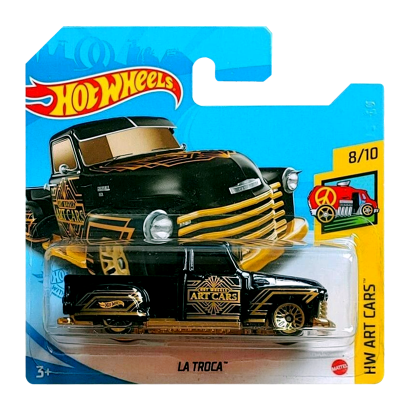 Машинка Базова Hot Wheels La Troca Art Cars 1:64 GRY35 Black - Retromagaz