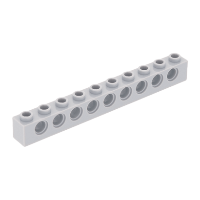 Technic Lego Кубик 10шт 1 x 10 2730 273002 4211374 Light Bluish Grey Б/У - Retromagaz