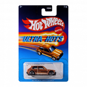 Тематическая Машинка Hot Wheels '81 Toyota Starlet KP61 Ultra Hots 1:64 JBY66 Orange - Retromagaz