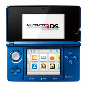 Консоль Nintendo 3DS Модифицированная 32GB Cobalt Blue + 10 Встроенных Игр Б/У - Retromagaz