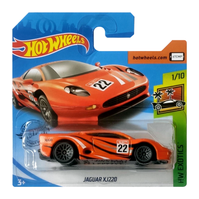 Машинка Базовая Hot Wheels Jaguar XJ220 Exotics 1:64 FYC32 Orange - Retromagaz