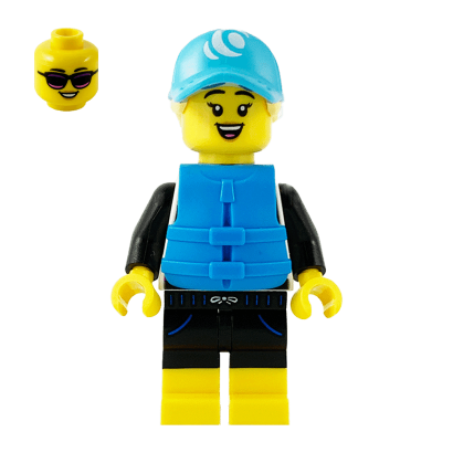 Фигурка Lego Series 21 Paddle Surfer Collectible Minifigures col374 Б/У - Retromagaz