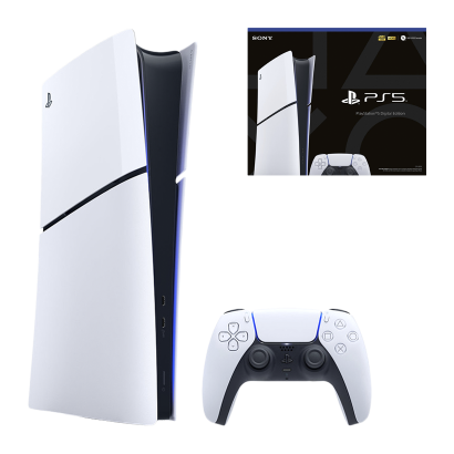 Набор Консоль Sony PlayStation 5 Slim Digital Edition 1TB White Б/У  + Коробка - Retromagaz