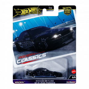 Машинка Premium Hot Wheels Nissan Skyline GT-R (R32) Pandem Chase Modern Classics 1:64 HRW01 Black - Retromagaz