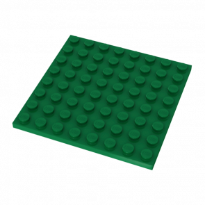 Пластина Lego Звичайна 4шт 8 x 8 41539 42534 4161677 Green Б/У