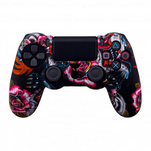 Чохол Силіконовий RMC PlayStation 4 Dragon Black Pink Новий