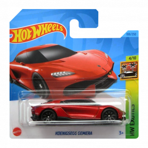 Машинка Базовая Hot Wheels Koenigsegg Gemera Exotics 1:64 HKK56 Red