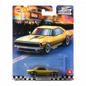 Машинка Premium Hot Wheels '67 Camaro Boulevard 1:64 GJT69 Gold