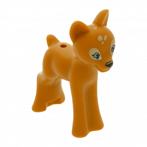 Фигурка Lego Земля Deer Friends Fawn with Black Nose Medium Azure Eyes Animals 13393pb01 6029618 6033731 6182230 Medium Nougat Б/У