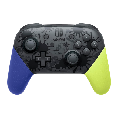 Геймпад Беспроводной Nintendo Switch Pro Controller Splatoon 3 Limited Edition Yellow Blue Б/У - Retromagaz