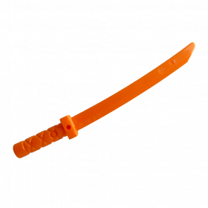 Оружие Lego Меч 10шт Shamshir Katana 21459 30173b 6288114 Orange Б/У - Retromagaz