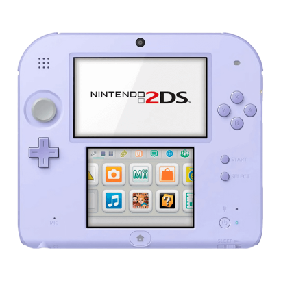 Консоль Nintendo 2DS + Коробка Модифицированная 32GB Purple + 10 Встроенных Игр Б/У - Retromagaz