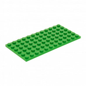 Пластина Lego Звичайна 4шт 6 x 12 3028 4541414 Bright Green Б/У - Retromagaz