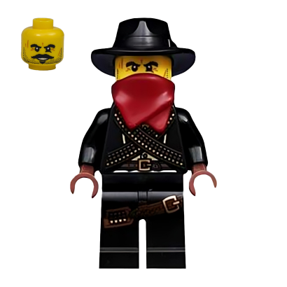 Фигурка Lego Series 6 Bandit Collectible Minifigures col085 Б/У - Retromagaz