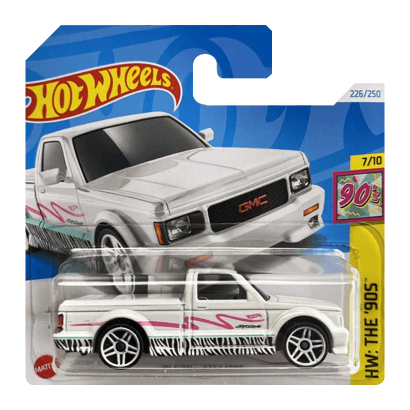 Машинка Базовая Hot Wheels '91 GMC Syclone The `90S 1:64 HTB10 White - Retromagaz