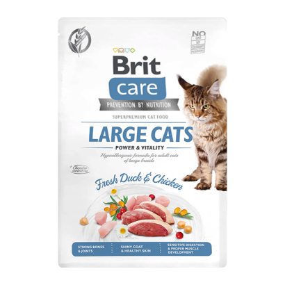 Сухой Корм для Кошек Brit Care Power & Vitality Курица и Утка 2kg - Retromagaz