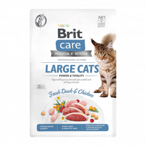 Сухой Корм для Кошек Brit Care Power & Vitality Курица и Утка 2kg - Retromagaz