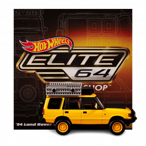 Машинка Premium Hot Wheels '94 Land Rover Discovery Elite 64 1:64 HNJ65 Yellow - Retromagaz