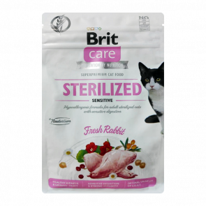 Сухой Корм для Кошек Cтерилизованных Brit Care Sensitive Кролик 2kg