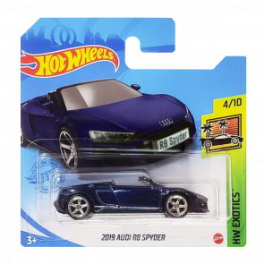 Машинка Базовая Hot Wheels 2019 Audi R8 Spyder Super Treasure Hunt STH Exotics 1:64 GTD01 Blue - Retromagaz