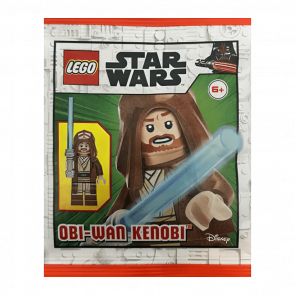 Конструктор Lego Фигурка Obi Wan Kenobi Paper Bag Star Wars 912305 sw1255 Новый - Retromagaz