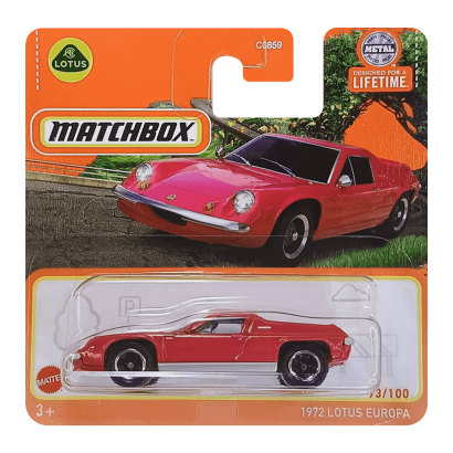 Машинка Велике Місто Matchbox 1972 Lotus Europa Special Highway 1:64 HVP08/HVL80 Red - Retromagaz