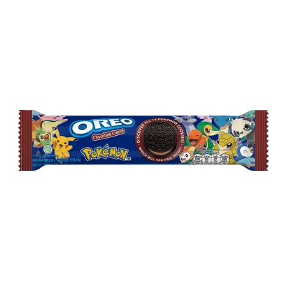 Печенье Oreo Pokemon Chocolate Creme 119.6g - Retromagaz