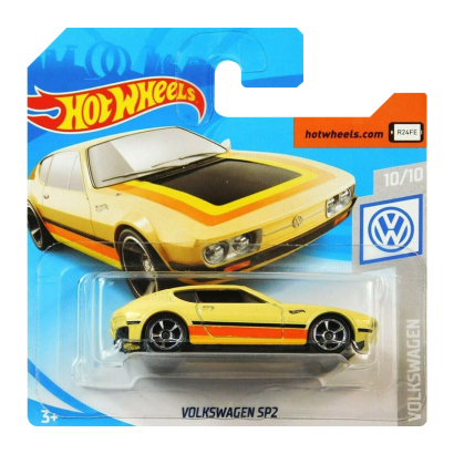 Машинка Базовая Hot Wheels Volkswagen SP2 Volkswagen 1:64 FYD62 Yellow - Retromagaz