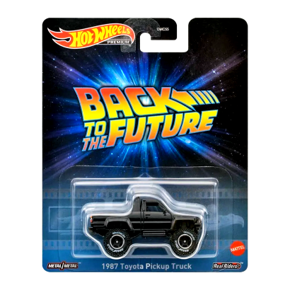 Машинка Premium Hot Wheels 1987 Toyota Pickup Truck Back to the Future Rep. Entertainment 1:64 HKC20 Black - Retromagaz