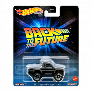 Машинка Premium Hot Wheels 1987 Toyota Pickup Truck Back to the Future Rep. Entertainment 1:64 HKC20 Black - Retromagaz