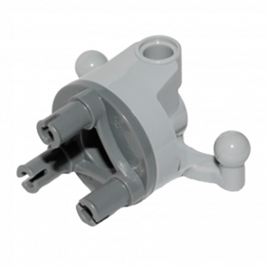 Technic Lego Система Управления Wheel Hub Holder 11949c01 92909 6022947 4610378 Light Bluish Grey Б/У