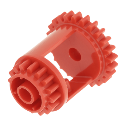 Technic Lego Шестірня Differential 24-16 Teeth 6573 657321 6188245 Red Б/У - Retromagaz