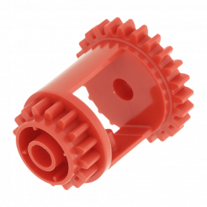 Technic Lego Шестірня Differential 24-16 Teeth 6573 657321 6188245 Red Б/У - Retromagaz